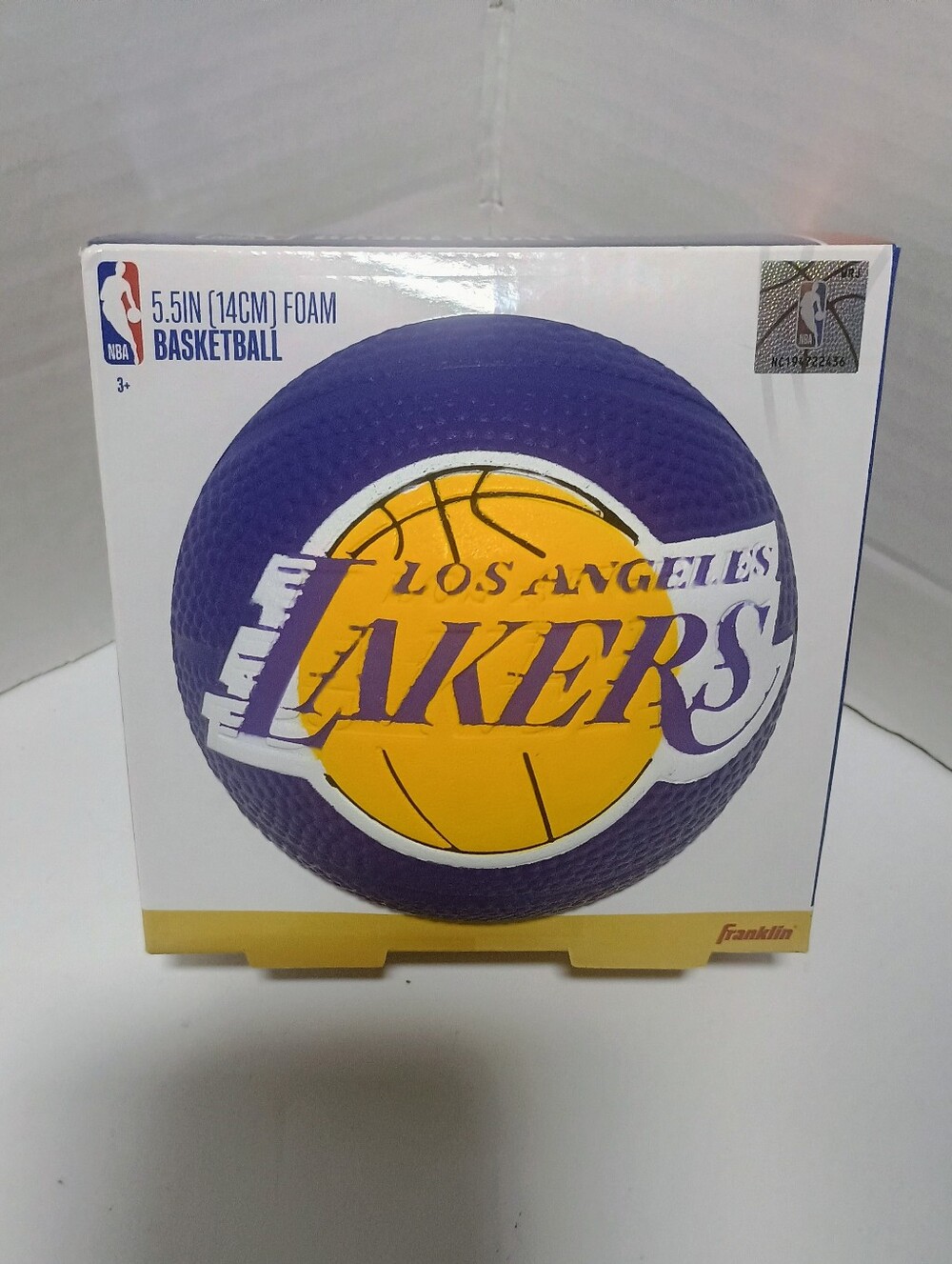 Los Angeles Lakers Foam Basketball 5.5 Inch by Franklin Sports